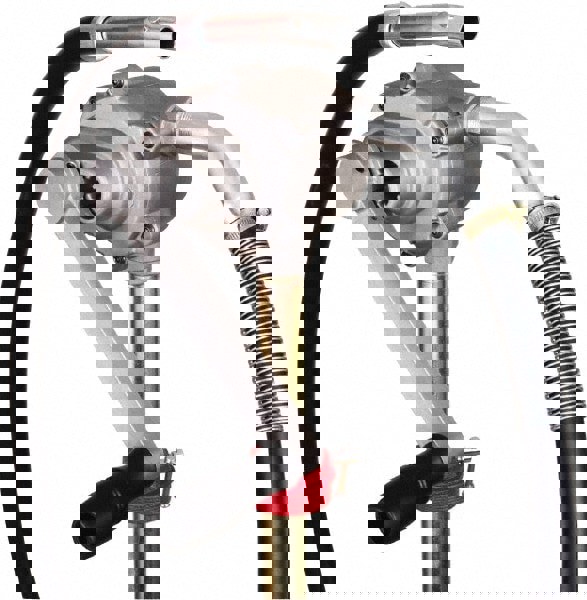 Rotary Hand Pump: 8 gal/STROKE, Oil Lubrication, Aluminum